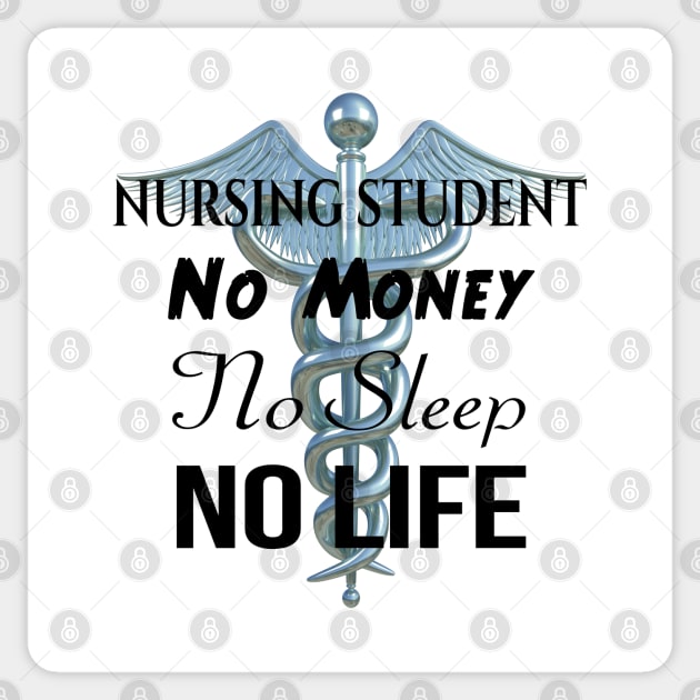 Nursing Student Funny Nurse Sticker by macdonaldcreativestudios